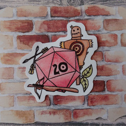 Stickerset für einen Kämpfer