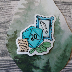 Stickerset für einen Barden